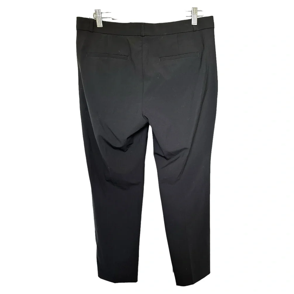 Banana Republic Ryan Slim Straight Fit Washable Wool Blend Pants Black  8 Short - Picture 5 of 14